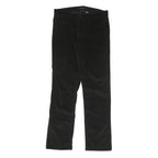 CALVIN KLEIN JEANS Womens Slim Black Cotton Blend Slim Trousers W32 L32 Stylish