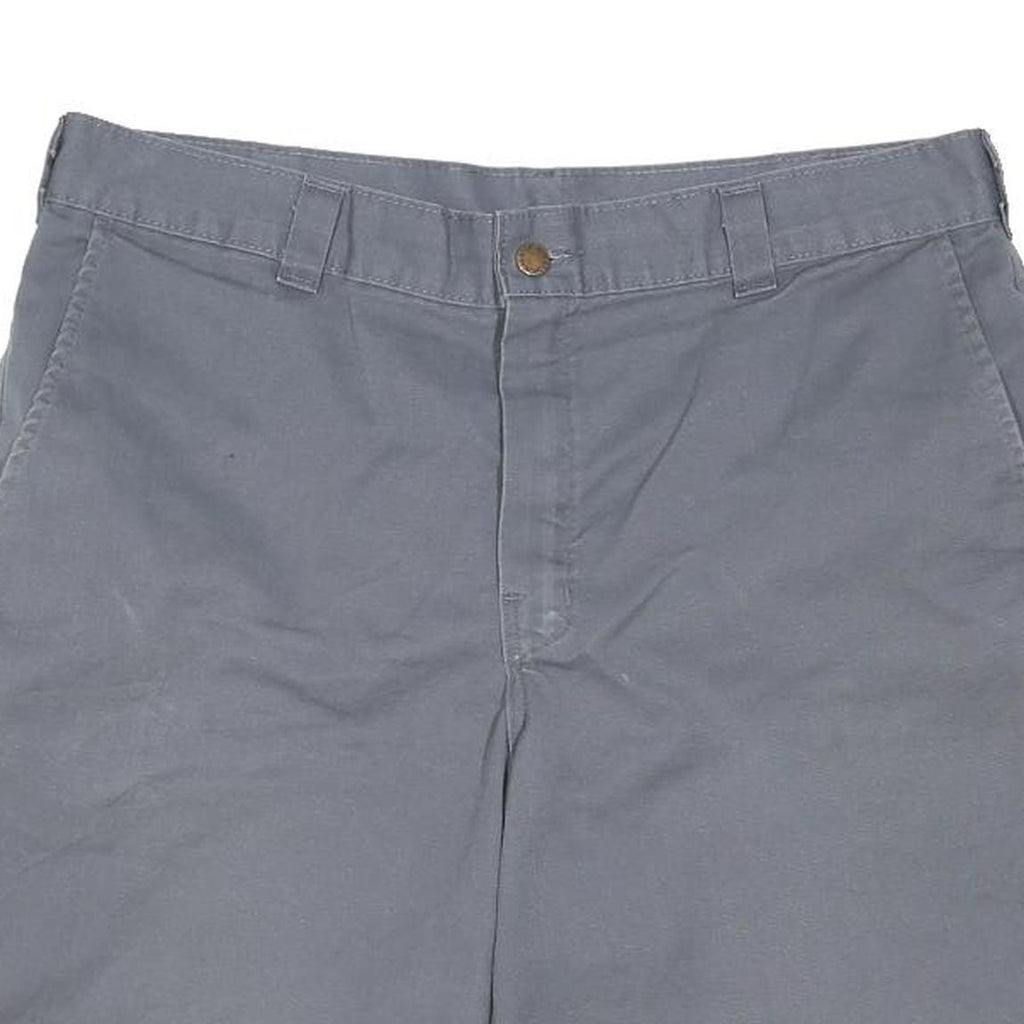 DICKIES Mens Shorts Grey Casual Regular L W36 Cotton Blend Workwear Utility