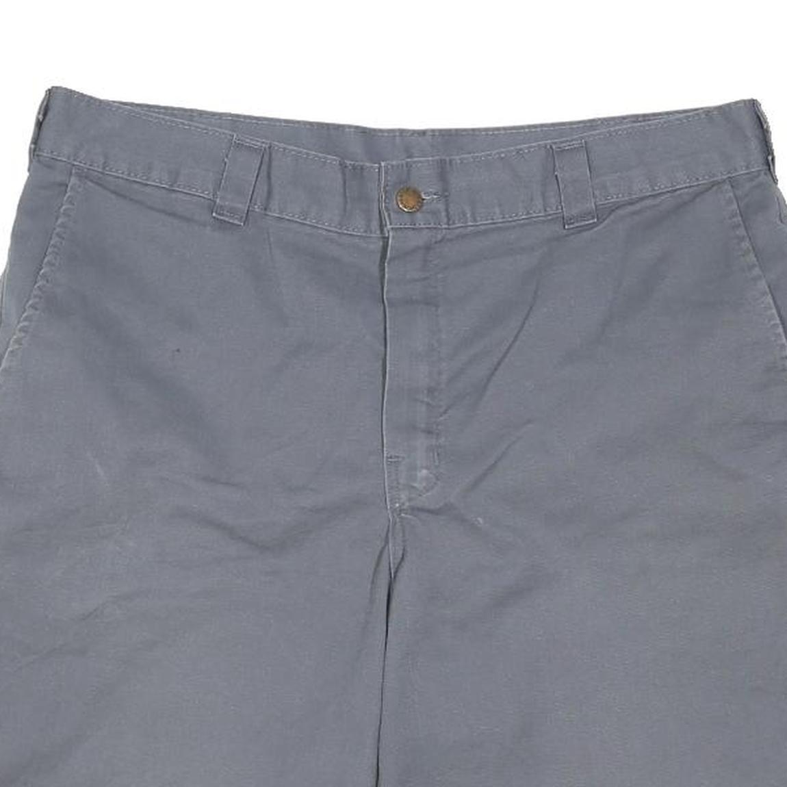 DICKIES Mens Shorts Grey Casual Regular L W36 Cotton Blend Workwear Utility