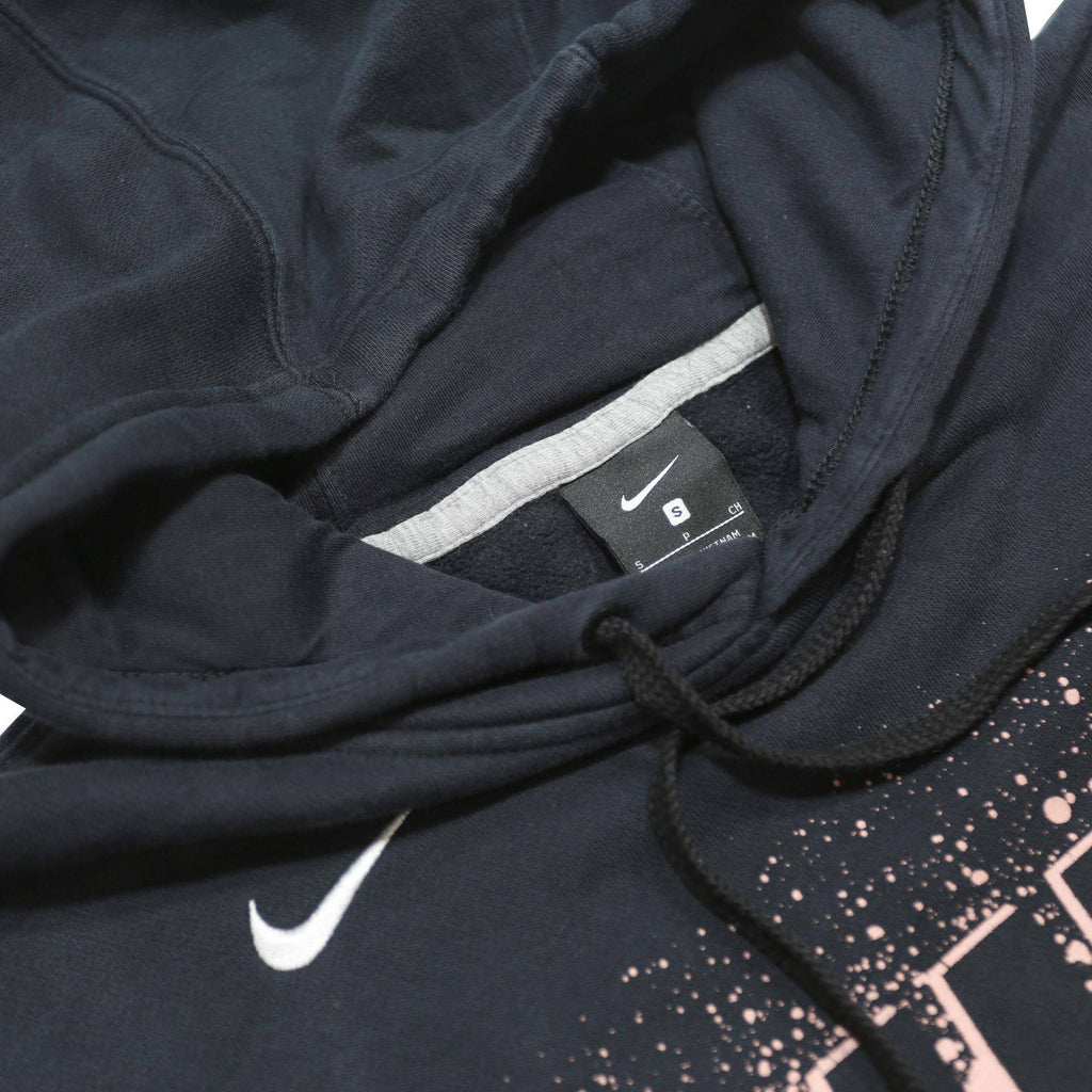 NIKE Mens Black Volleyball Pullover Hoodie S Casual Cotton Blend