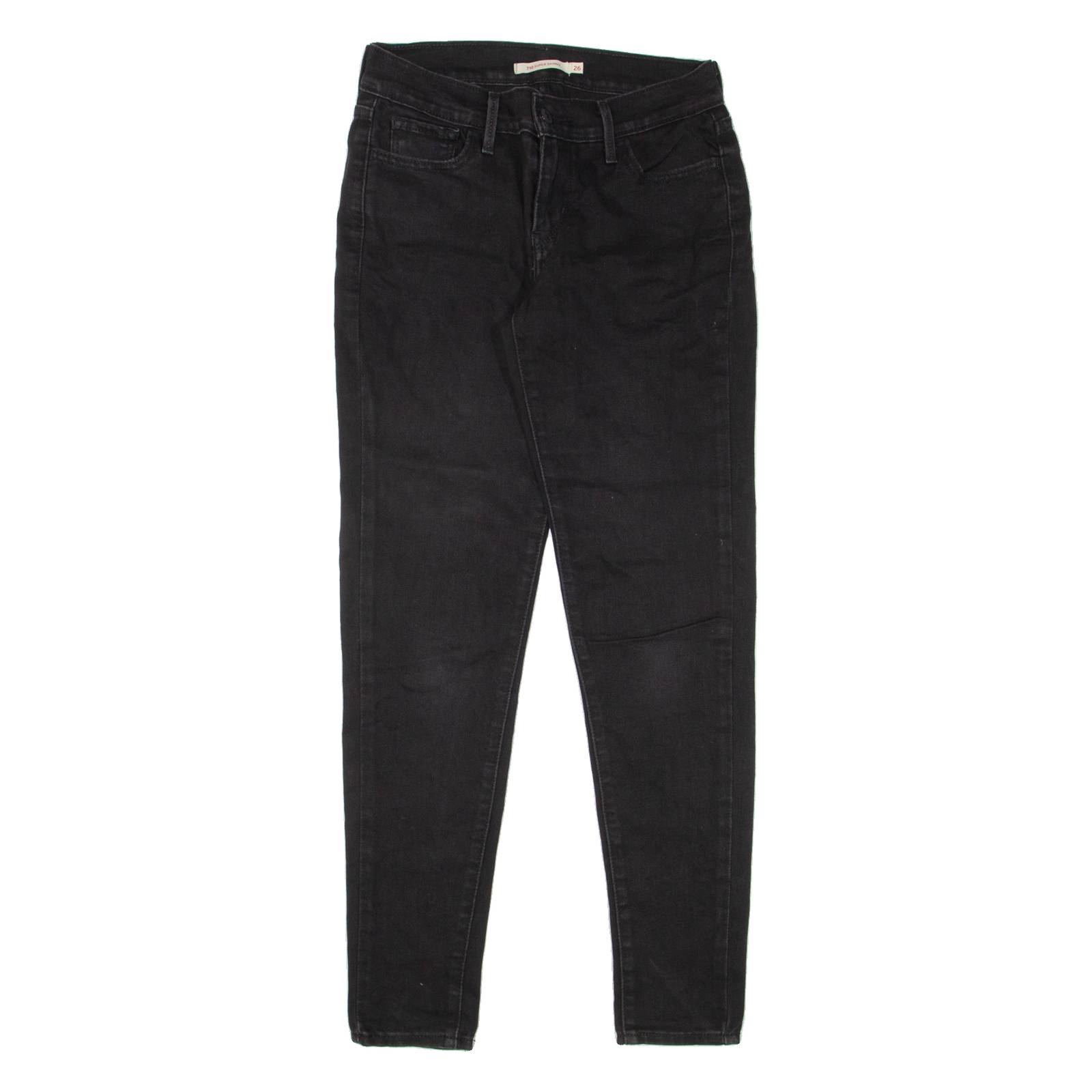 LEVI'S 710 Womens Jeans Blue Slim Skinny W26 L30
