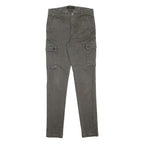 REPLAY Mens Cotton Blend Slim Cargo Trousers Khaki W29 L32 Casual Urban Design