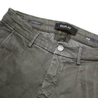REPLAY Mens Cotton Blend Slim Cargo Trousers Khaki W29 L32 Casual Urban Design