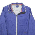 NAPAPIJRI Womens Blue Lightweight Jacket S Polyester Plain Zip Casual Outdoor