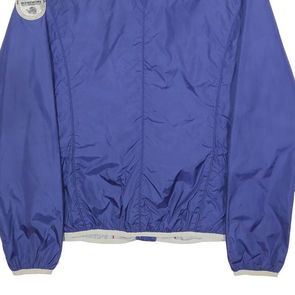NAPAPIJRI Womens Blue Lightweight Jacket S Polyester Plain Zip Casual Outdoor