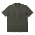 GIORGIO ARMANI Mens Grey Shirt XL Cotton Blend Button Up Casual
