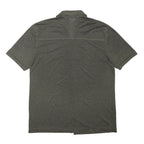 GIORGIO ARMANI Mens Grey Shirt XL Cotton Blend Button Up Casual