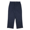 DOCKERS Mens Cotton Blend Navy Relaxed Straight Trousers W29 L28 Casual Comfort
