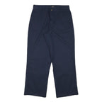 DOCKERS Mens Cotton Blend Navy Relaxed Straight Trousers W29 L28 Casual Comfort