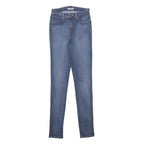 LEVI'S Womens 721 Slim Skinny Denim Light W25 L32 Zip Closure Classic Fit Jeans