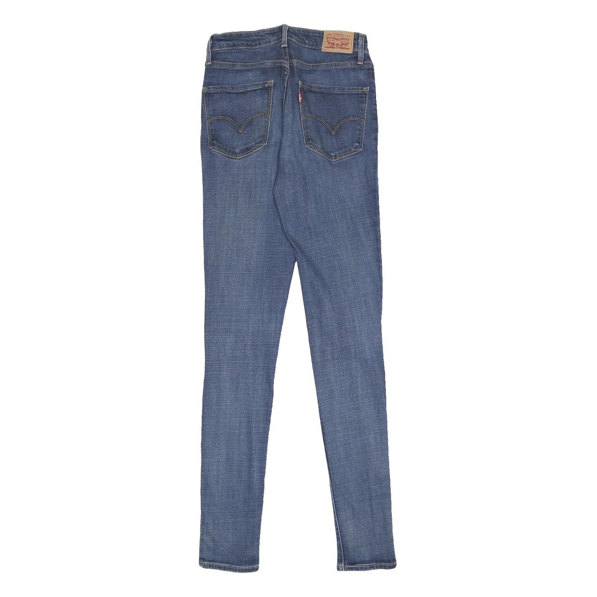 LEVI'S Womens 721 Slim Skinny Denim Light W25 L32 Zip Closure Classic Fit Jeans