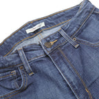 LEVI'S Womens 721 Slim Skinny Denim Light W25 L32 Zip Closure Classic Fit Jeans