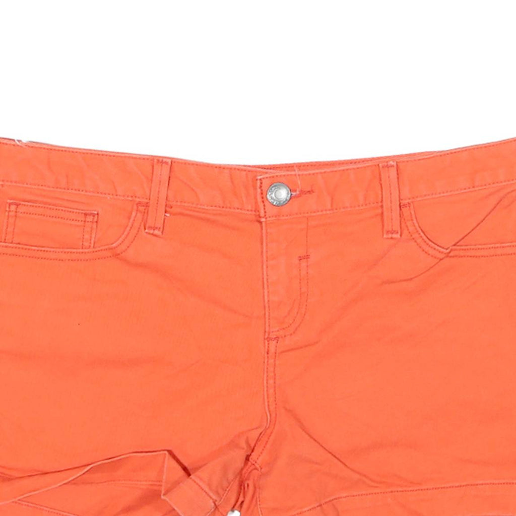 CALVIN KLEIN JEANS Womens Shorts Orange Casual L W32 Cotton Blend