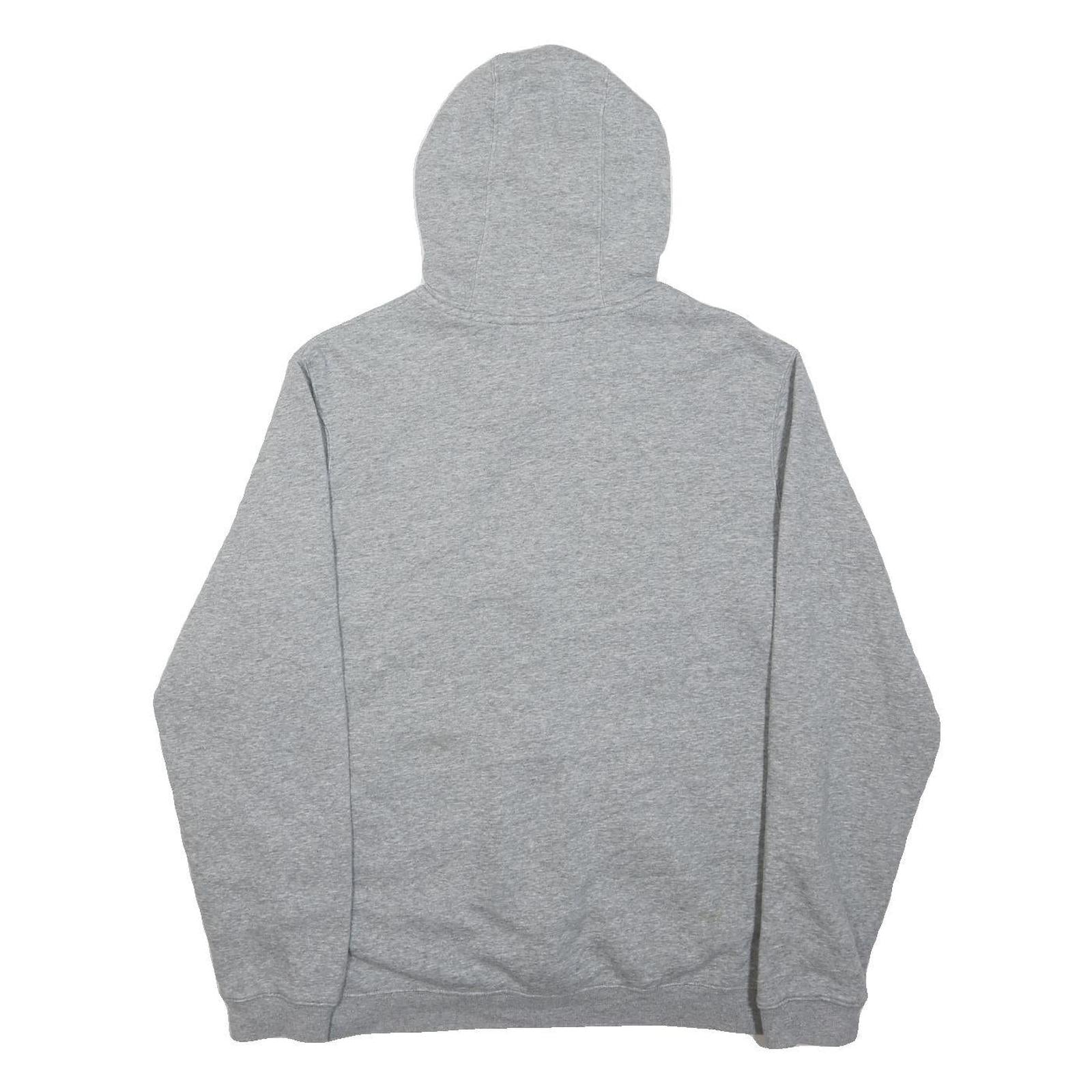 NIKE Mens Grey Full Zip Hoodie M Classic Cotton Blend Casual Sportswear