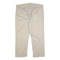 LEVI'S Mens Slim Beige Cotton Blend Trousers W40 L30 Casual Zip Closure