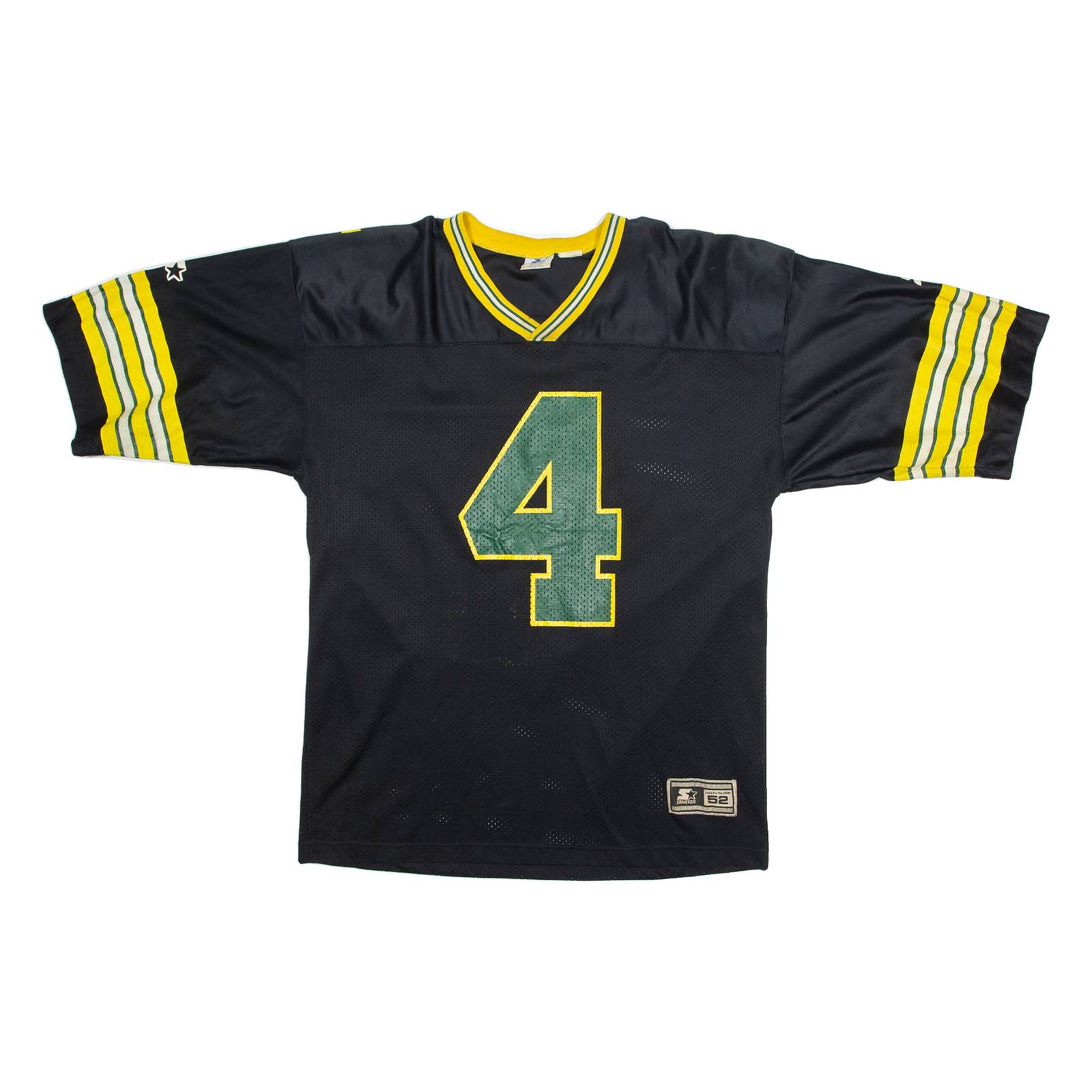 STARTER NFL 4Favre Green Bay Packers Mens Jersey Green USA V-Neck XL