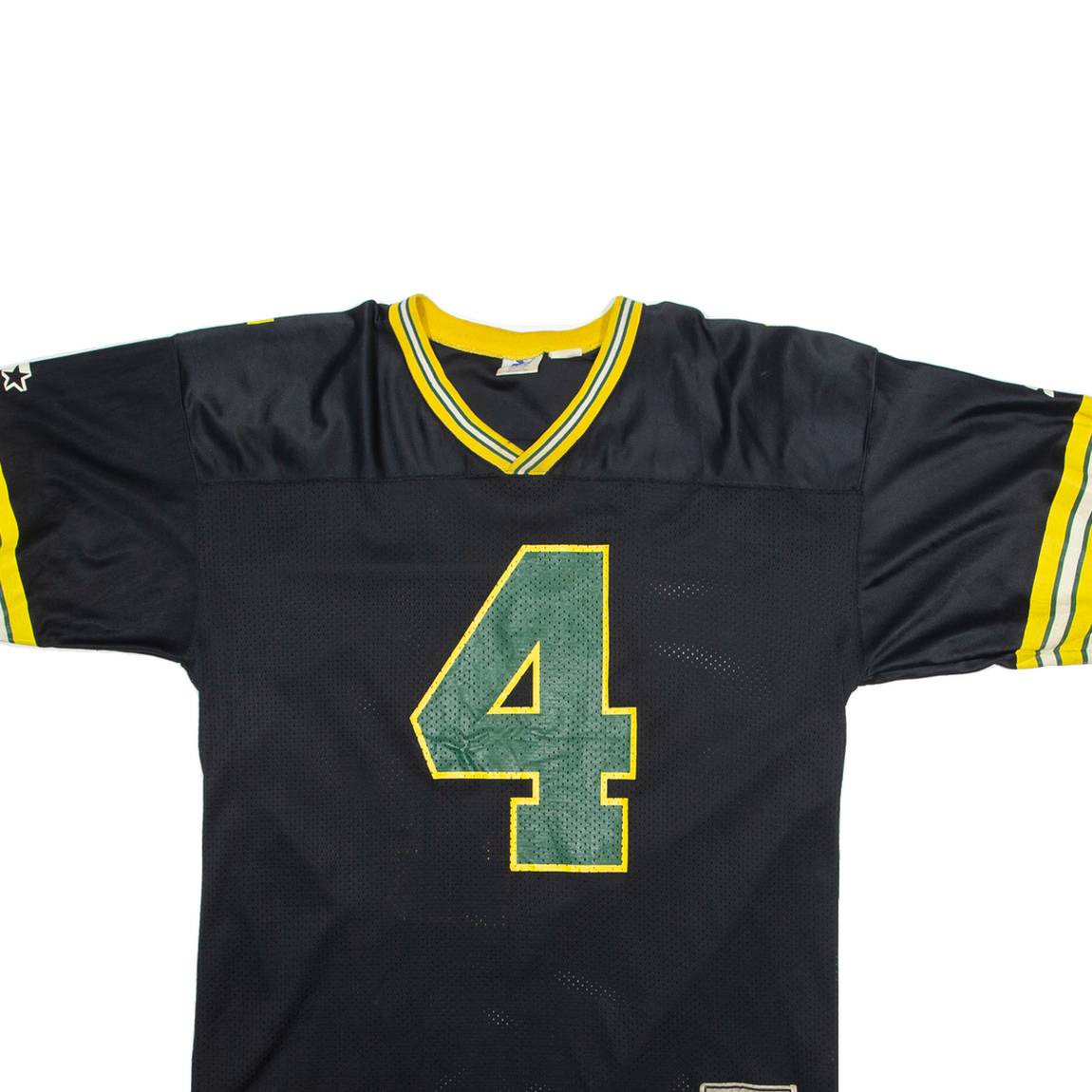 STARTER NFL 4Favre Green Bay Packers Mens Jersey Green USA V-Neck XL