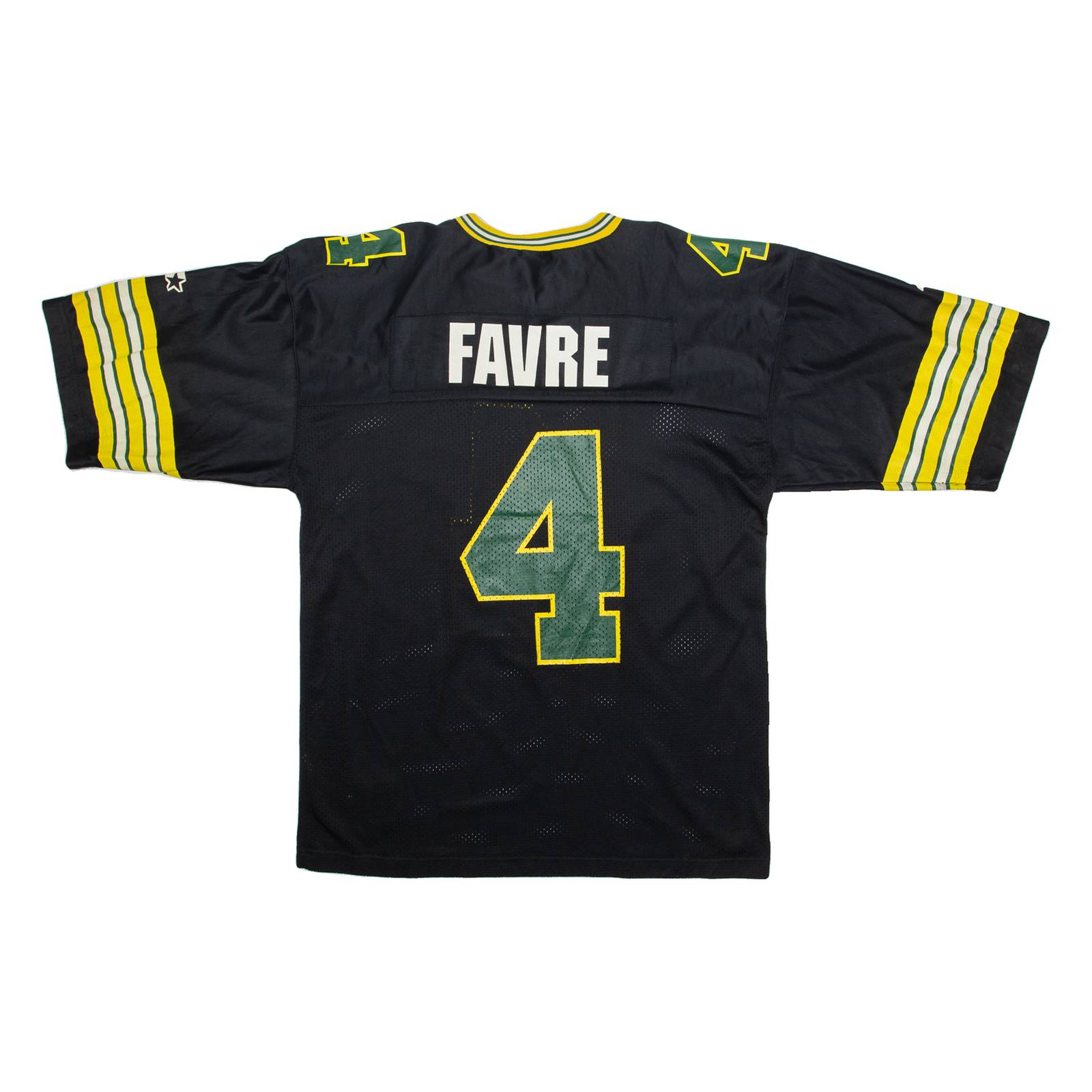 STARTER NFL 4Favre Green Bay Packers Mens Jersey Green USA V-Neck XL