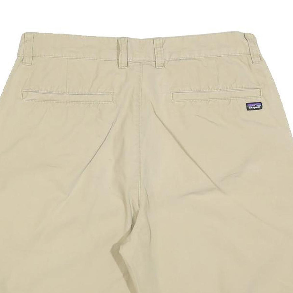 PATAGONIA Mens Shorts Beige Casual Plain M W30 Cotton Blend Comfortable