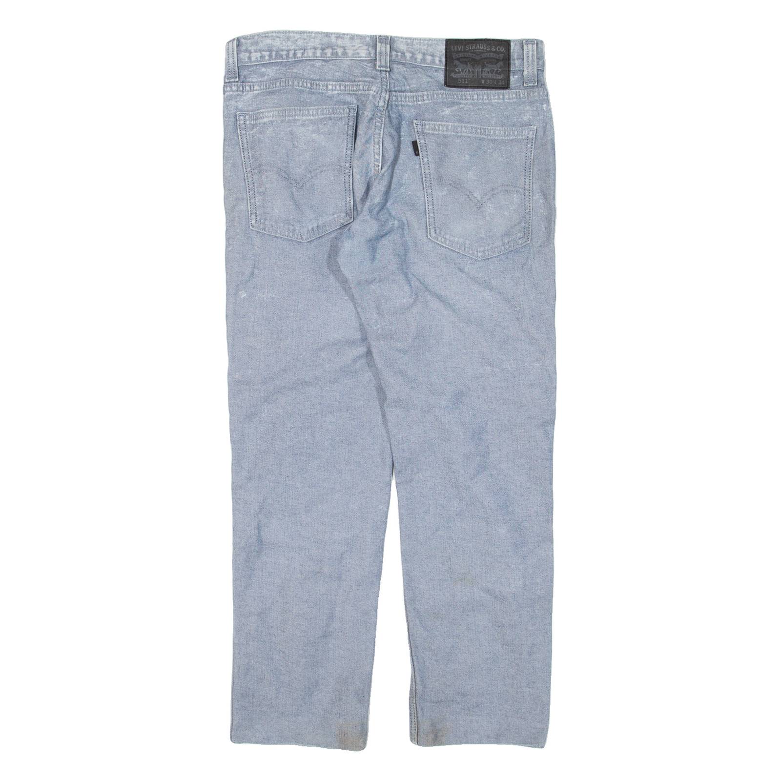 LEVI'S 511 Jeans Mens Blue Slim Straight W30 L26