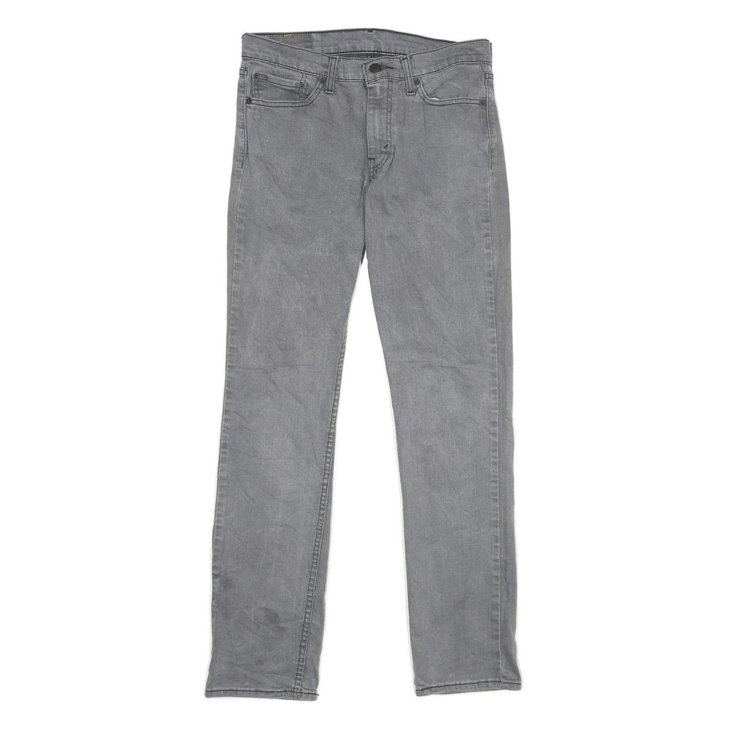 LEVI'S 511 Mens Slim Grey Denim Medium Wash Jeans W32 L34 Stylish Fit