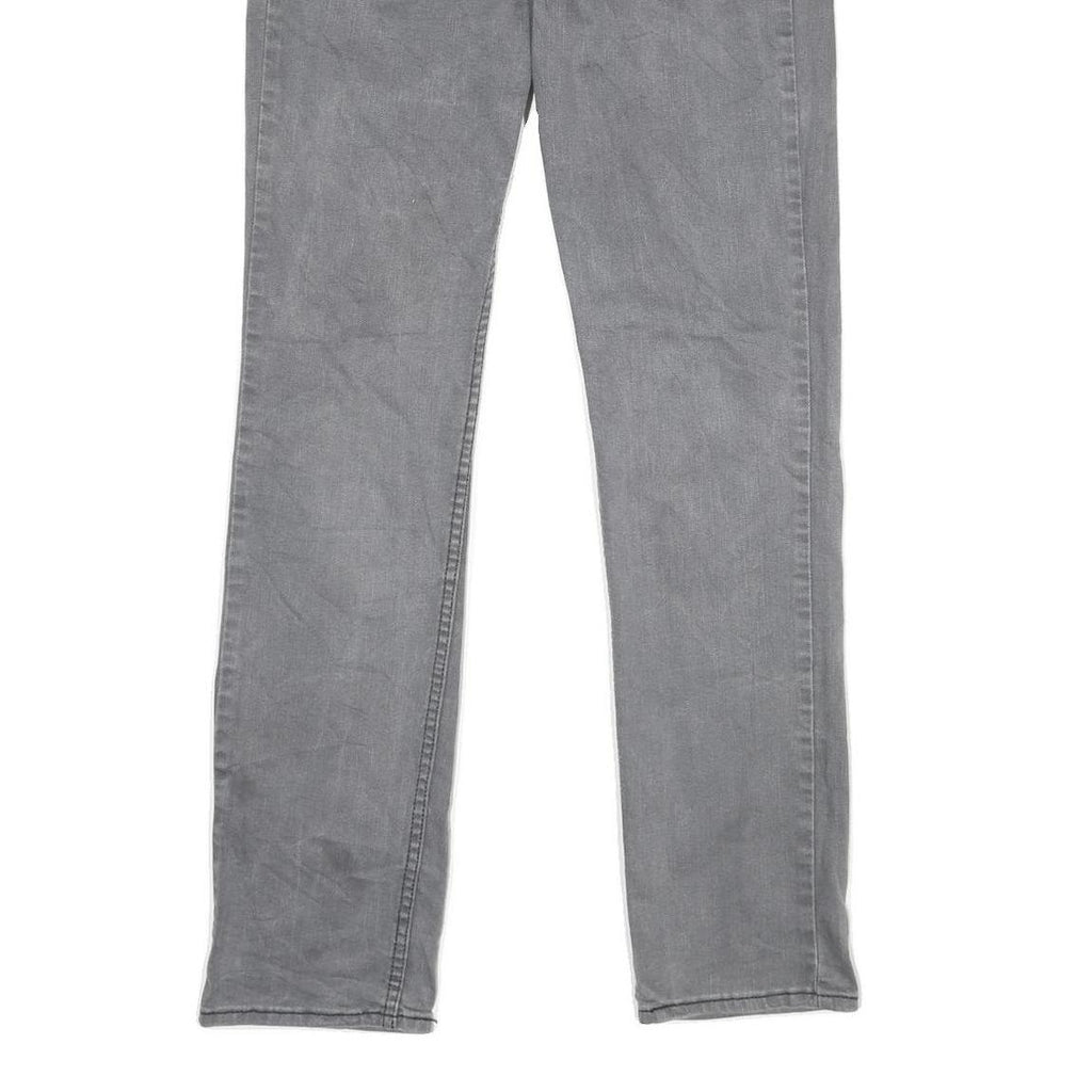 LEVI'S 511 Mens Slim Grey Denim Medium Wash Jeans W32 L34 Stylish Fit