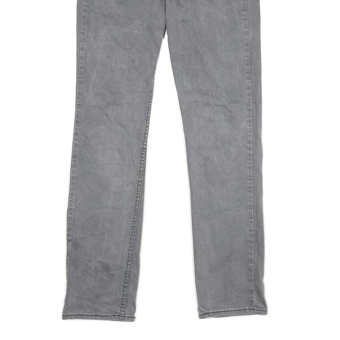 LEVI'S 511 Mens Slim Grey Denim Medium Wash Jeans W32 L34 Stylish Fit