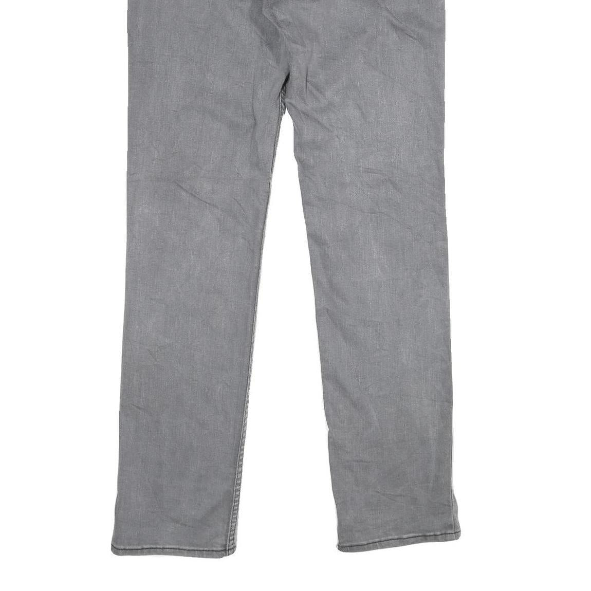 LEVI'S 511 Mens Slim Grey Denim Medium Wash Jeans W32 L34 Stylish Fit