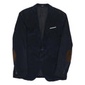 JOOP! Mens Navy Blue Cotton Blend Blazer XL Button Plain Classic Jacket