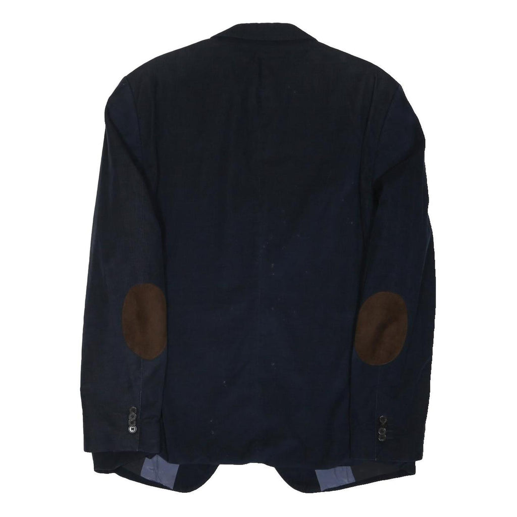 JOOP! Mens Navy Blue Cotton Blend Blazer XL Button Plain Classic Jacket