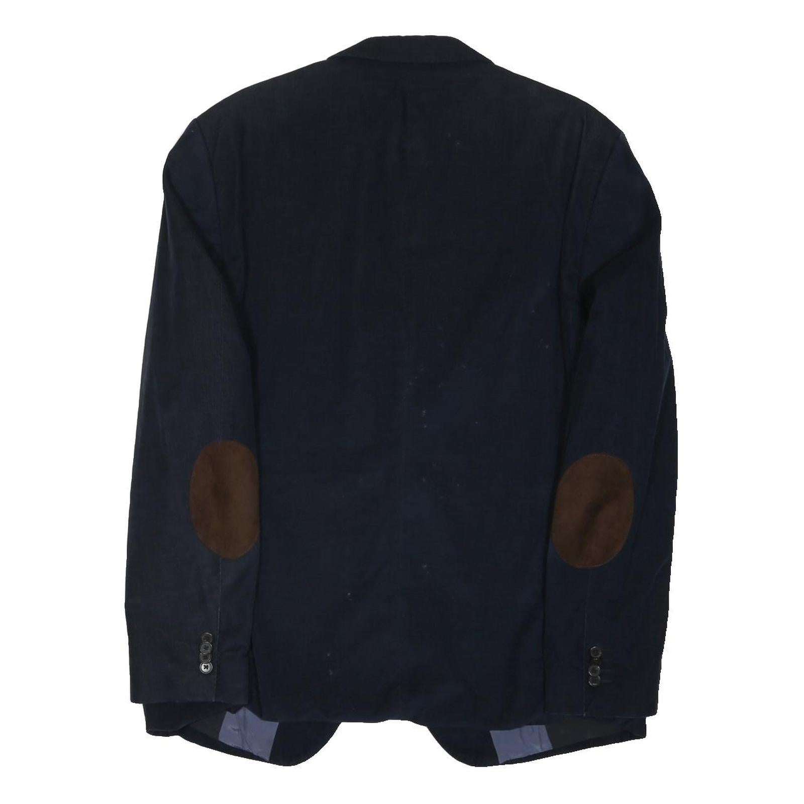 JOOP! Mens Navy Blue Cotton Blend Blazer XL Button Plain Classic Jacket
