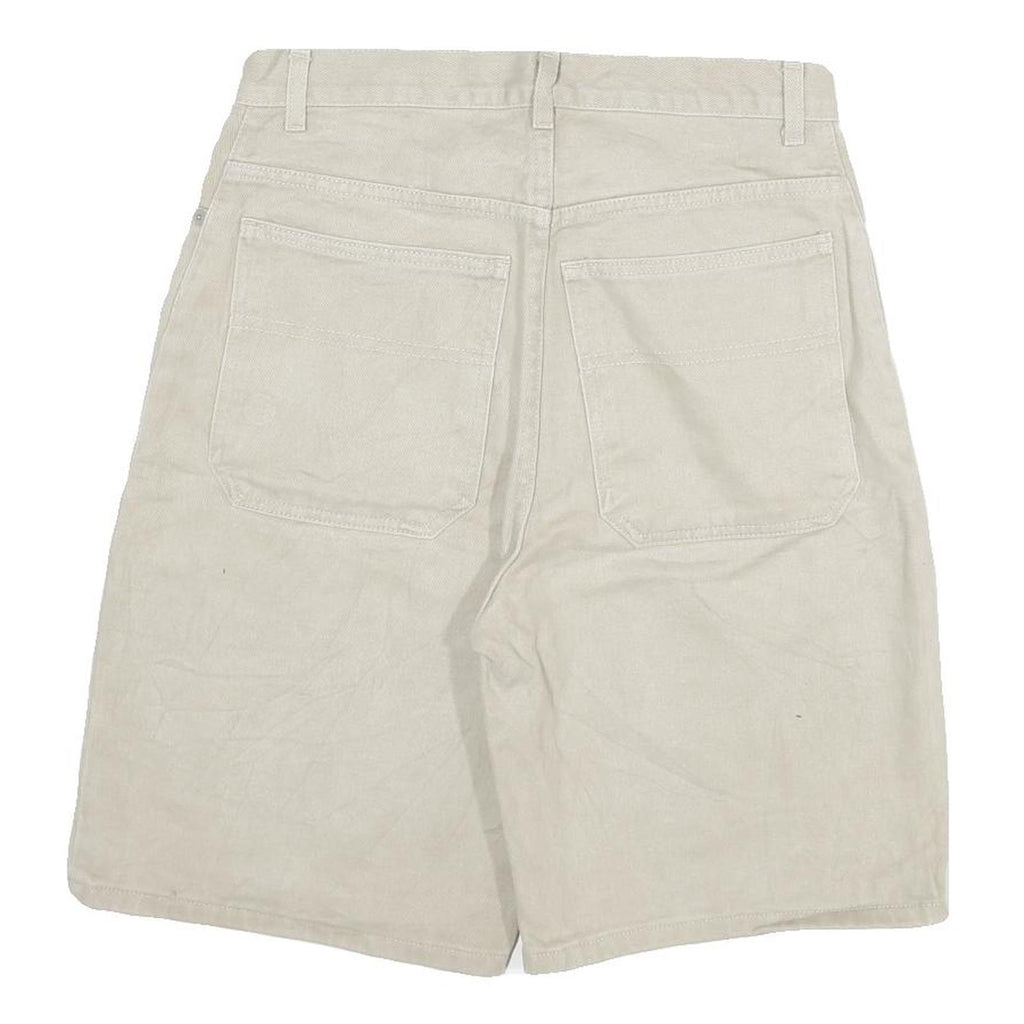 FADED GLORY Mens Shorts Beige Loose Fit L W30 Cotton Blend