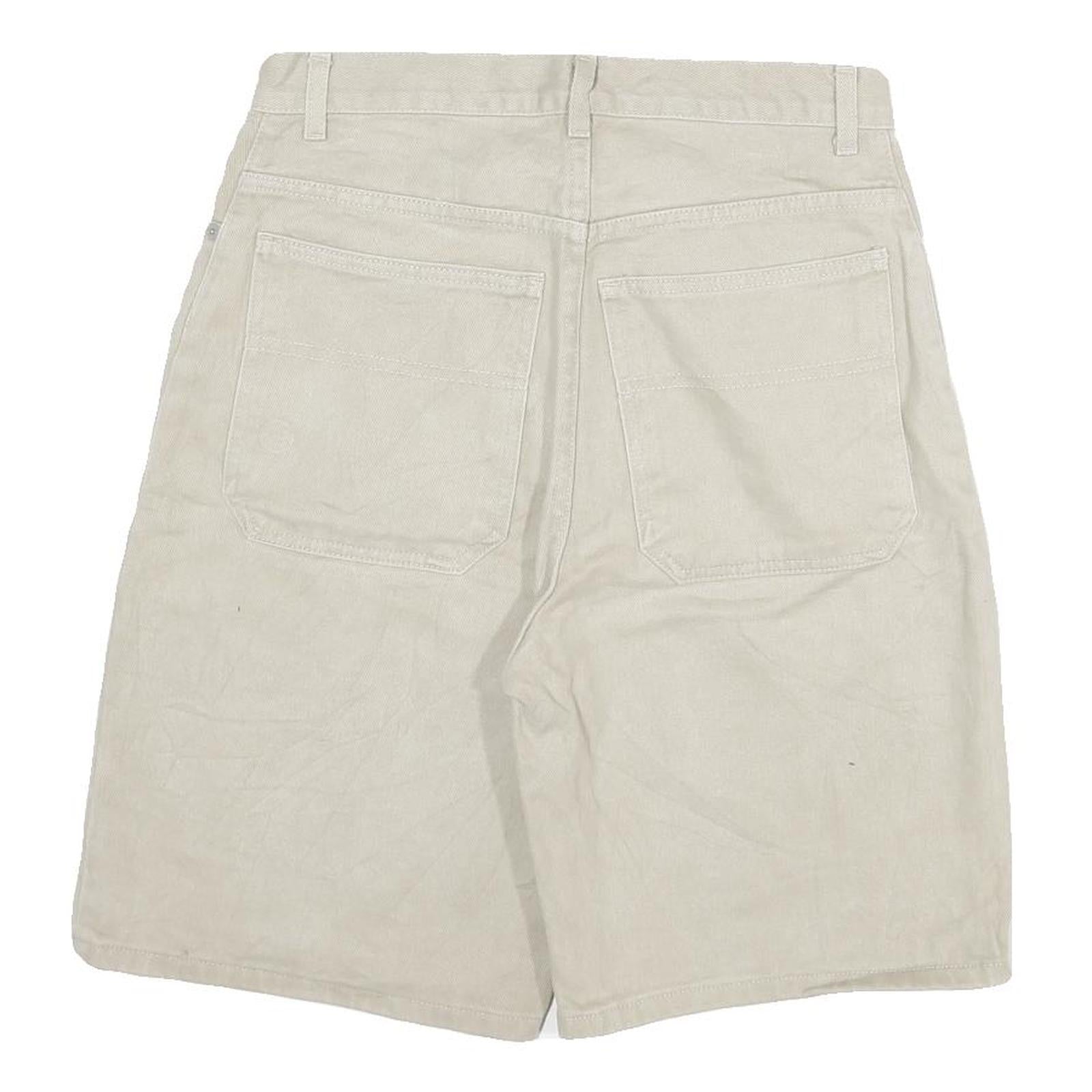 FADED GLORY Mens Shorts Beige Loose Fit L W30 Cotton Blend
