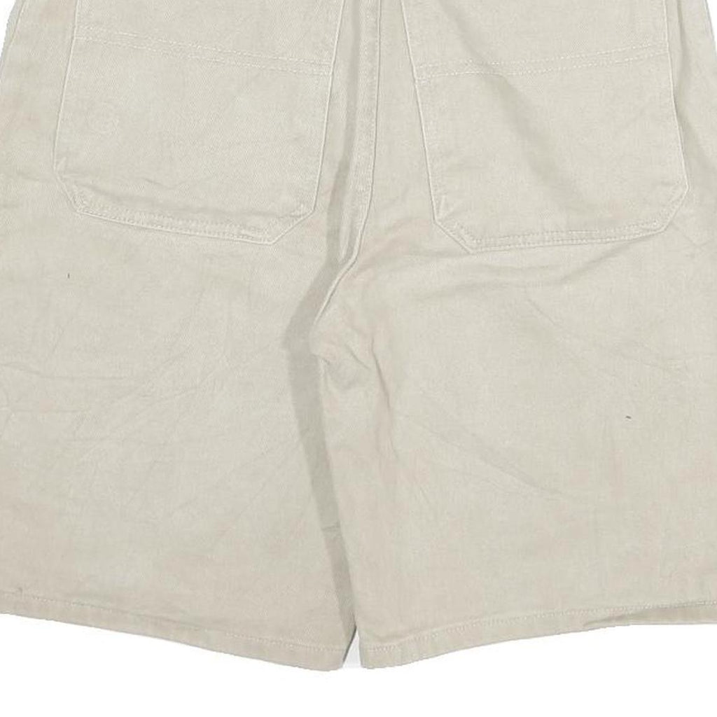 FADED GLORY Mens Shorts Beige Loose Fit L W30 Cotton Blend