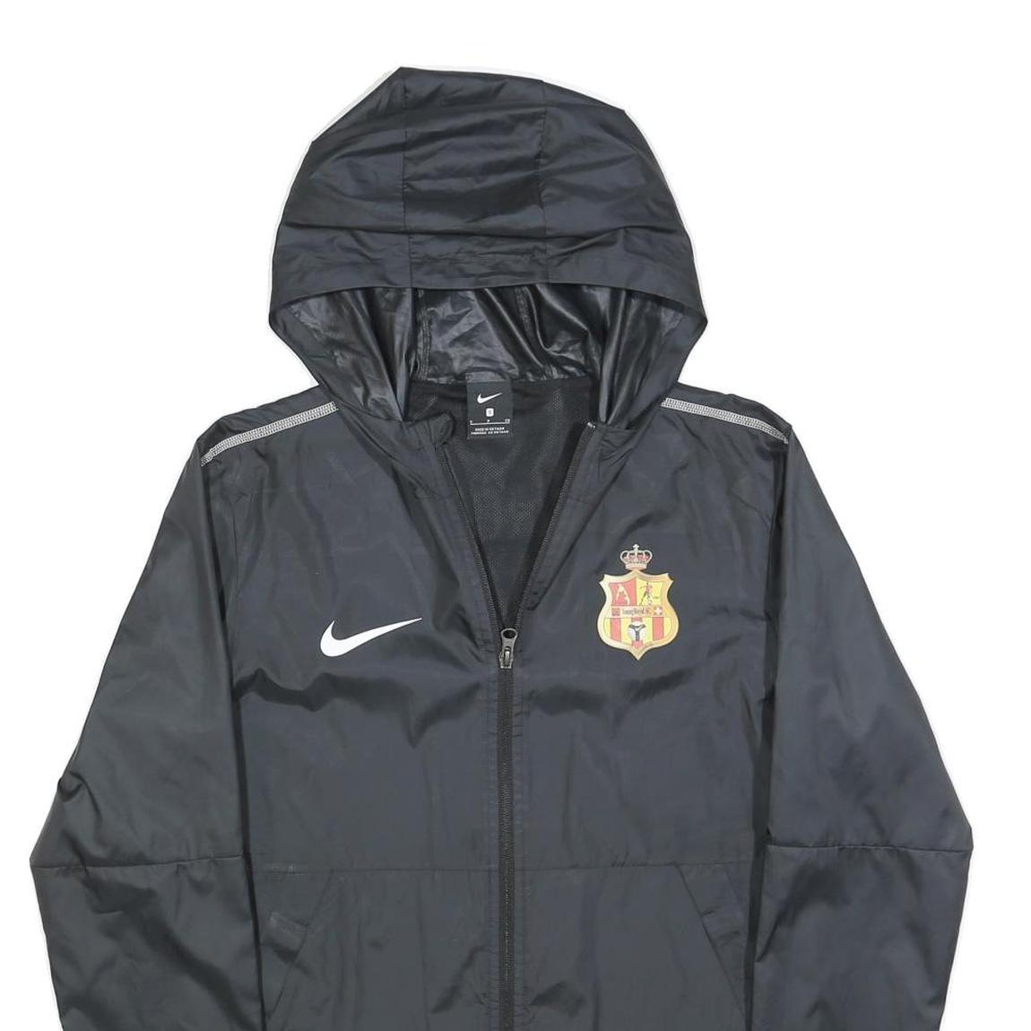 NIKE Mens Black & Gold Young Royal SC Zip Jacket S Polyester Sportswear