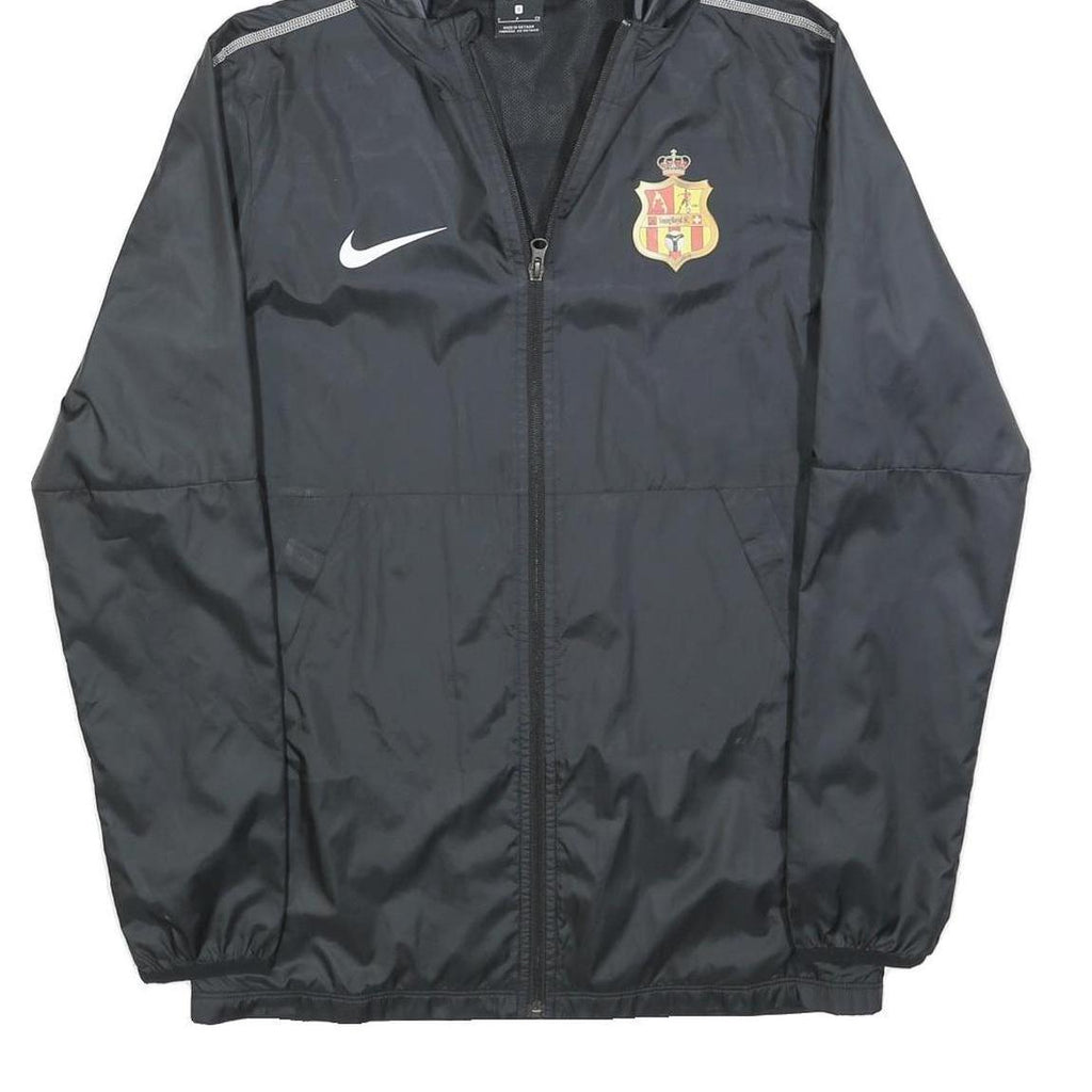 NIKE Mens Black & Gold Young Royal SC Zip Jacket S Polyester Sportswear