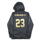 NIKE Mens Black & Gold Young Royal SC Zip Jacket S Polyester Sportswear