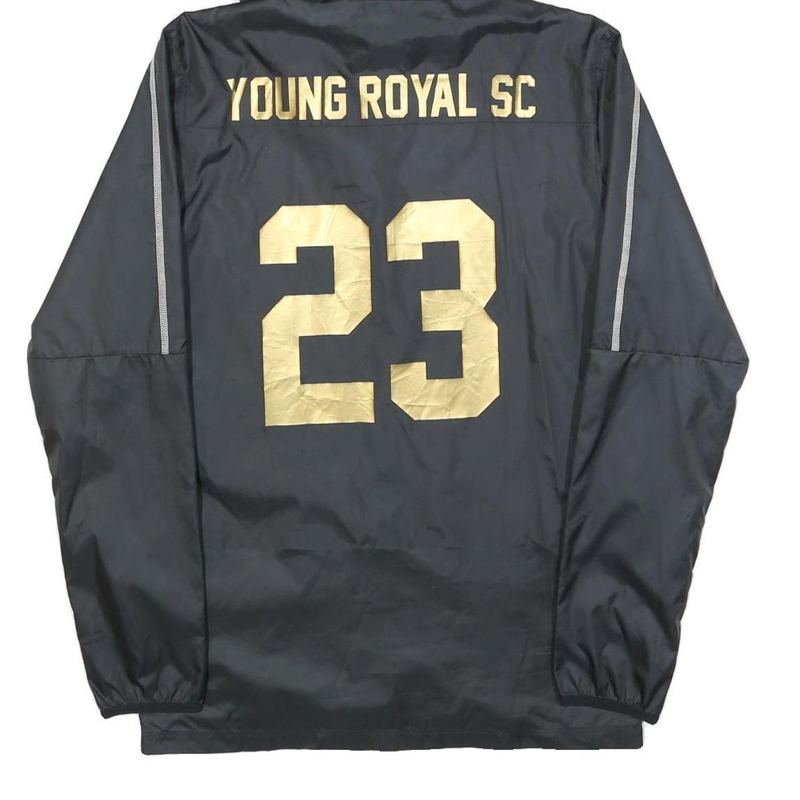 NIKE Mens Black & Gold Young Royal SC Zip Jacket S Polyester Sportswear