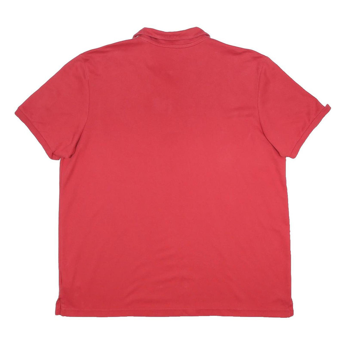 ADIDAS Mens Red Manchester United Short Sleeve Polo Shirt XL Cotton Blend