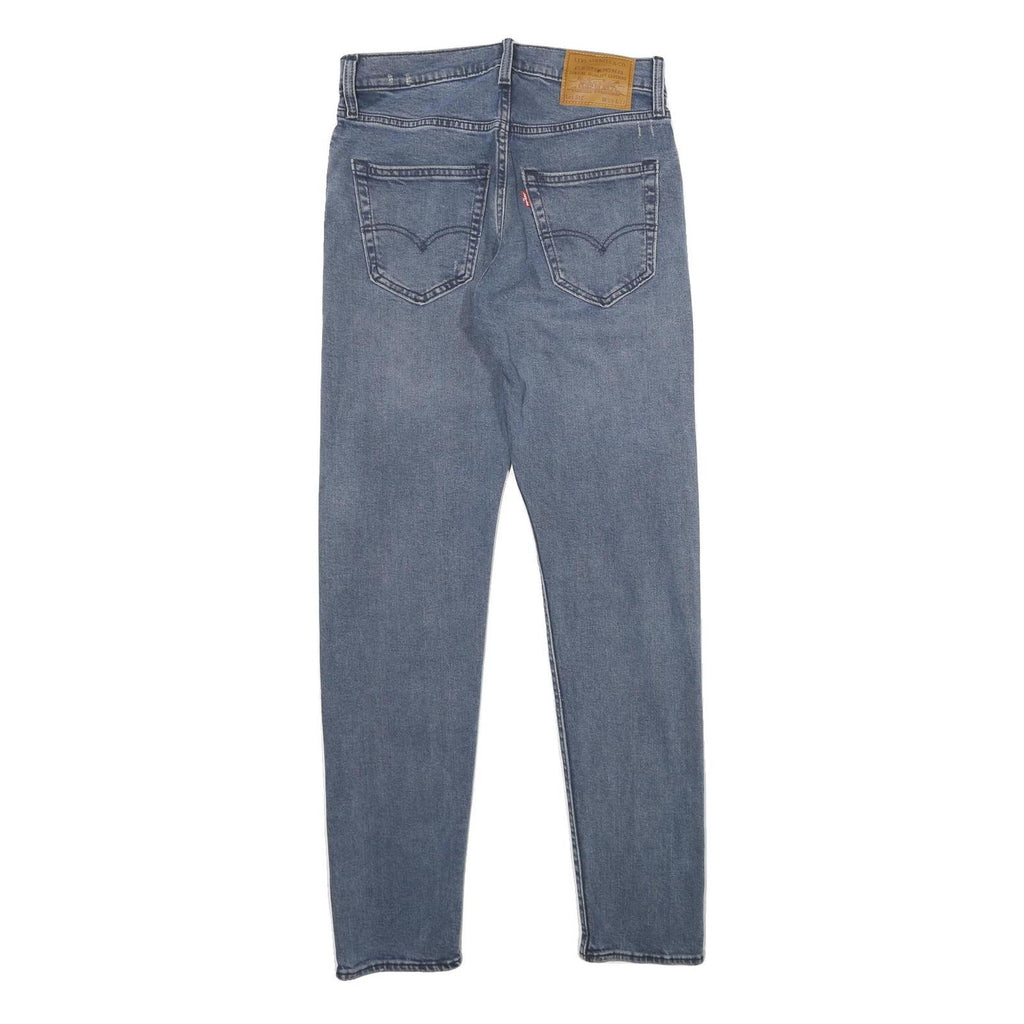 LEVI'S 512 BIG E Mens Jeans Blue Slim Skinny Denim Medium W29 L32 Slim Fit Zip