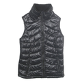 CALVIN KLEIN Womens Black Down Puffer Gilet M Zip Padded Sleeveless Outerwear