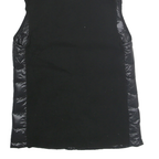 CALVIN KLEIN Womens Black Down Puffer Gilet M Zip Padded Sleeveless Outerwear