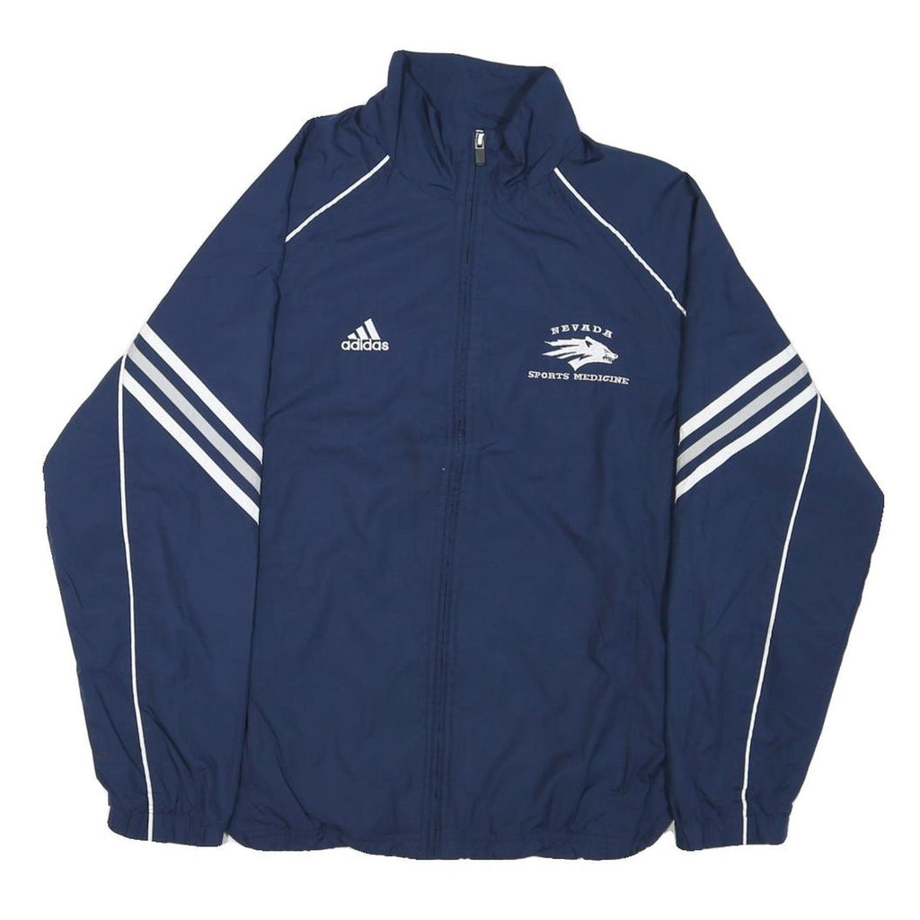 ADIDAS Mens Navy Blue Sports Medicine Zip Jacket XS Polyester Blend Track Top