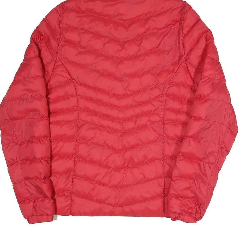 FILA Mens Red Jacket M Polyester Blend Puffer Hooded Zip Casual Outerwear