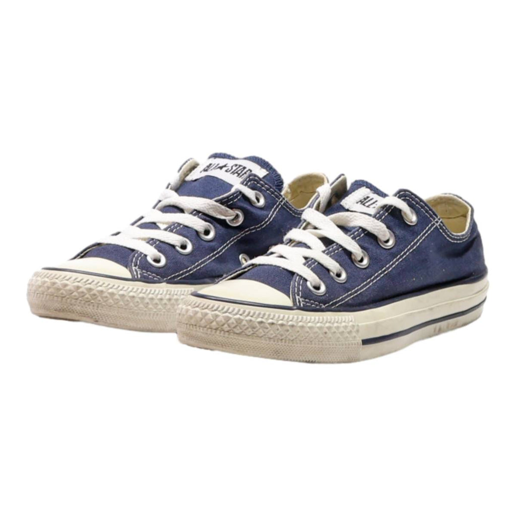CONVERSE Chuck Taylor All Star Low Top Trainers Blue Canvas Womens UK 3.5