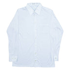 LIBERO Mens Plain Shirt Blue Long Sleeve S