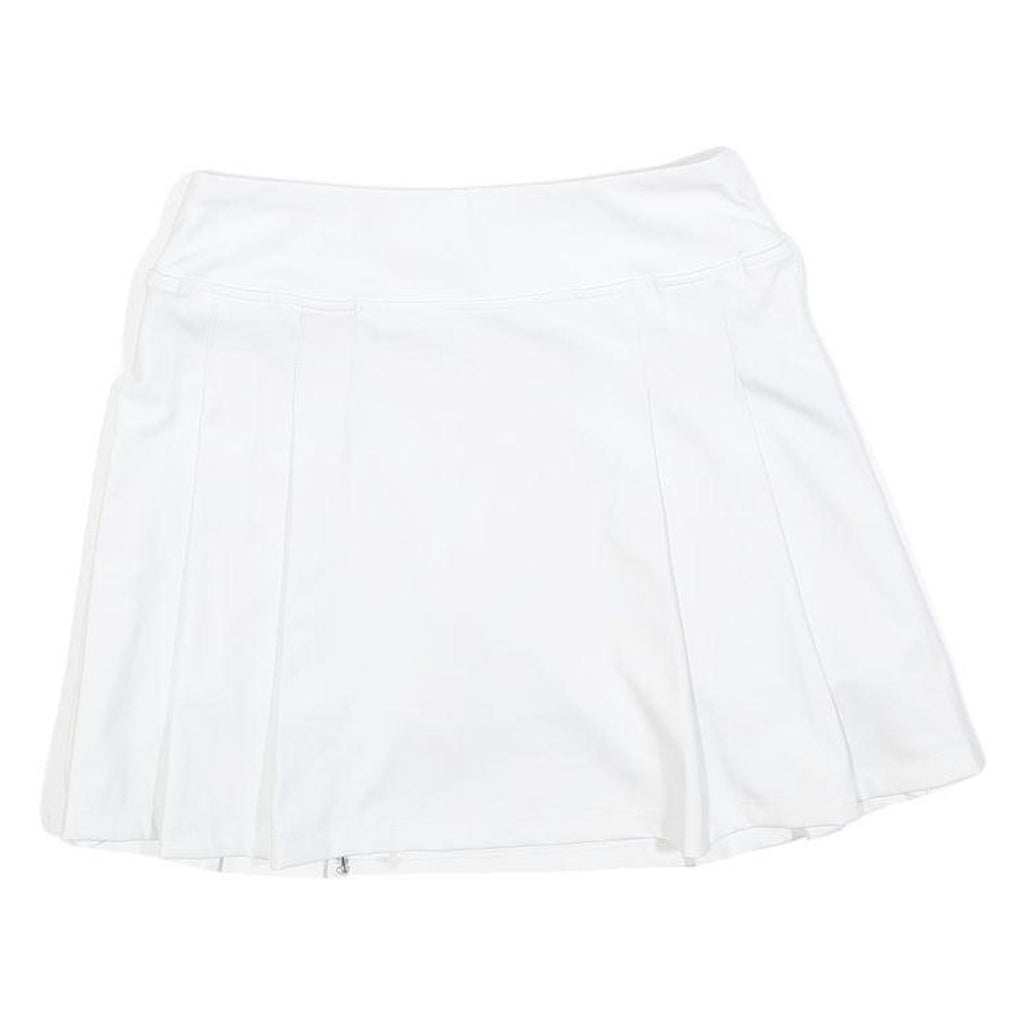 TOMMY BAHAMA Womens White Pleated Mini Skort Polyester Blend XS Lightweight
