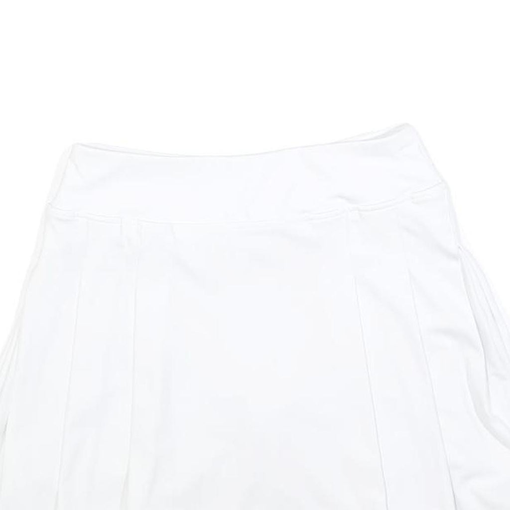 TOMMY BAHAMA Womens White Pleated Mini Skort Polyester Blend XS Lightweight