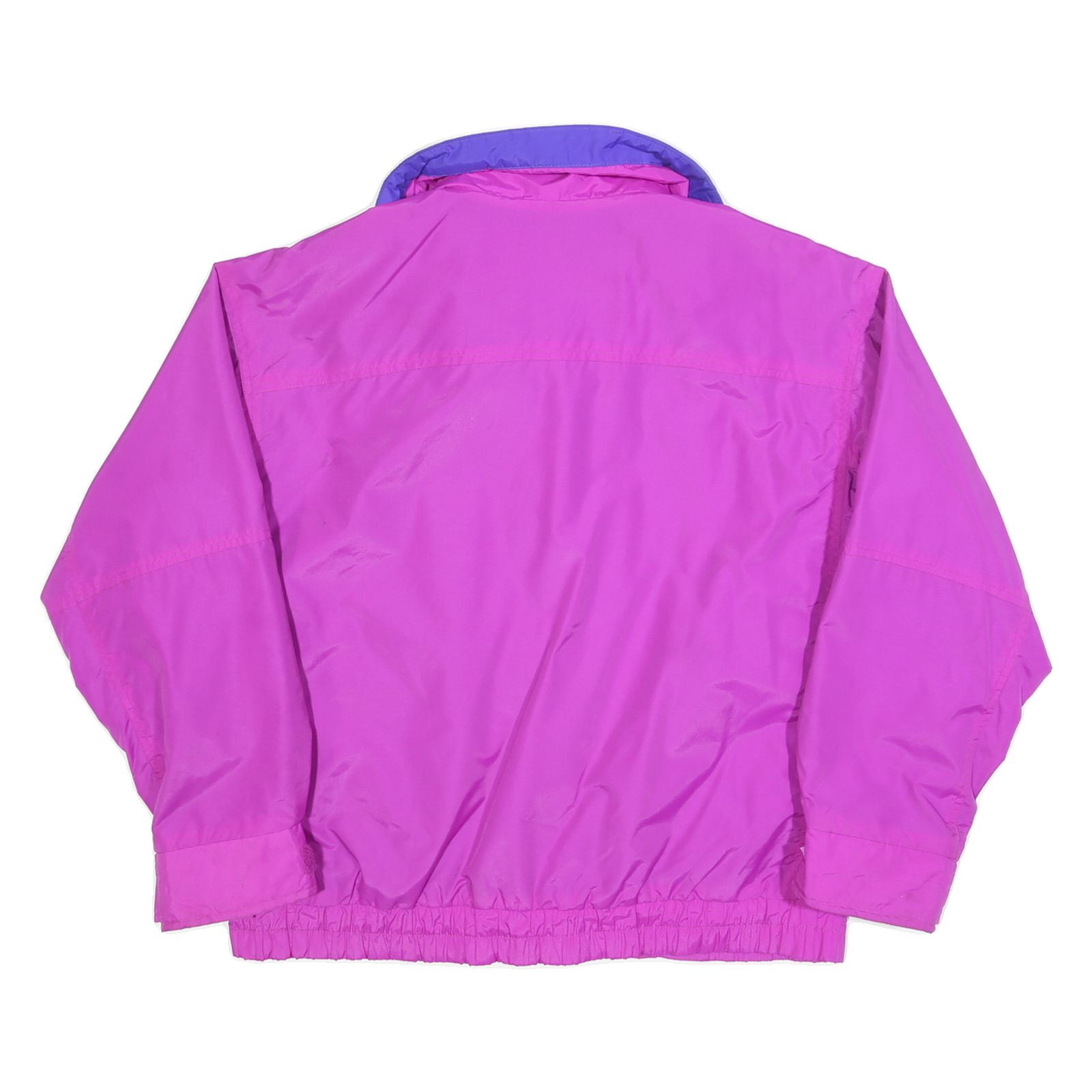 COLUMBIA Mens Purple & Pink Outdoor Jacket M Polyester Plain Zip Casual