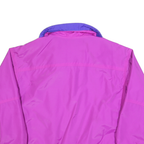 COLUMBIA Mens Purple & Pink Outdoor Jacket M Polyester Plain Zip Casual